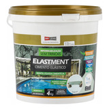 Elastment Cimento Elástico 4kg Drylevis Cimento Elástico Impermeabilizante