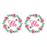 Ele Ela 8 Lindas Matrizes Para Bordado