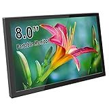 ELECROW Mini Monitor Portátil De 8 Polegadas Pequeno Visor LCD 1280 X 800 Tela Alimentada Por USB Compatível Com Raspberry Pi Laptop PC Jetson Nano Consoles De Jogos Tela Não Sensível Ao Toque 