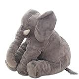 Elefante De Pelúcia Velboa 60cm Almofada