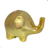 Elefante Enfeite Sorte Decorativo Porcelanato Sabedoria