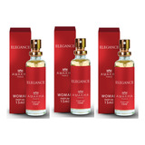 Elegance Kit 3 Perfumes Femininos 15ml Amakha Paris Floral Aldeídico