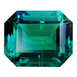Elegante Esmeralda Octogonal Pedra Preciosa 9x11mm