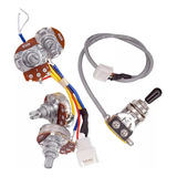 Eletrica Les Paul 4 Potênciometro Chave Seletora S Jack