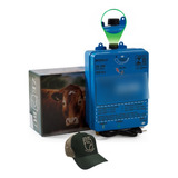 Eletrificador Cerca Elétrica Rural 200km 10 Joules Energia Liberada Com Regulagem De Cadência Zk200 Zebu 220v