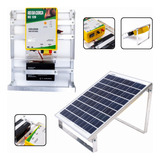 Eletrificador Solar Aparelho Cerca Elétrica Rs120 C Bateria