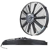 Eletro Ventilador 14 Polegadas Universal Para Radiador Ventoinha Alta Performance E Eficiência