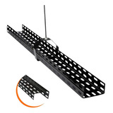 Eletrocalha Perfurada Tipo U 100x50x3000mm 24 Cor Preta