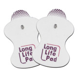 Eletrodos Long Life Compatível Com Massageadores Omron Cor Branco