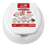 Elevador Assento Sanitário 7 5cm Com Tampa Vaso Oval Mebuki