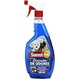 Eliminador De Odores Para Cães E Gatos Tradicional Gatilho Sanol Dog 500ml Azul