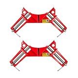 ELITE SUPERFLEX - Kit 2 Unid Grampo Sargento Angular 90 Graus Cantoneira Elite