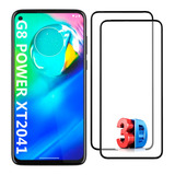 Em Dobro Película Vidro 3d Compatível Moto G8 Power Xt2041