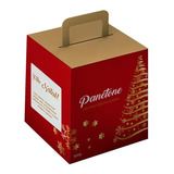 Embalagem Caixa Panetone Frutas 500g Pacote Com 25 Unidades