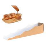 Embalagem Churros Gourmet Caixa Caixinha Lisa Kraft 1000un