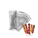 Embalagem Espetinho Churrasquinho Saco Térmico Kit C 250
