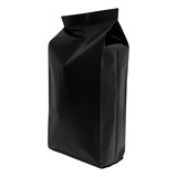 Embalagem Para Café Preto Fosco Sanfona 500g 100 Unidades