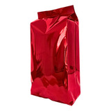 Embalagem Para Café Sanfona Vermelho Brilhante 500g 250 Uni