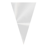 Embalagem Para Trufa cone Cone Incolor 18x30cm