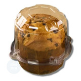 Embalagem Plástica Pet Cristal Para Panetone 500g 10 Unid