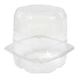 Embalagem Plástica Pet Cristal Para Panetone 500g 5 Unid 