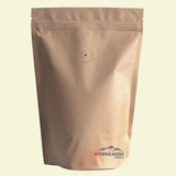 Embalagem Stand Up Kraft 19x26cm C Zíper E Válvula 50un 