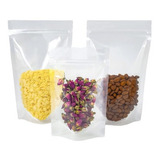 Embalagem Stand Up Pouch Transparente Zíper 17x23 5 50un