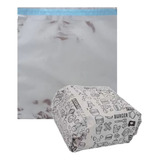 Embalagem Térmica Saco Lanches Doces Liso 250 Unid