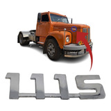 Emblema 111s Cromado Lateral Capô Sc 111s Jacaré