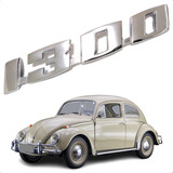 Emblema 1300 Fusca Tampa Motor Capô Traseiro Metal Cromado