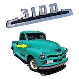 Emblema 3100 Lateral Chevrolet Boca Sapo E Bagre 1953 A 1955