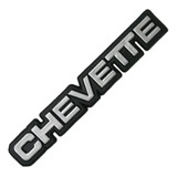Emblema Adesivo Chevette Chevrolet Cinza