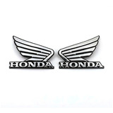 Emblema Adesivo Honda Asas 3d Relevo Moto Cafe Racer Custom