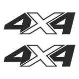 Emblema Adesivo Lateral 4x4 Frontier 2021   Par