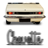 Emblema Adesivo Manuscrito Gm Chevette Antigo Cromado