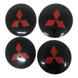 Emblema Adesivo Mitsubishi Para Rodas Esportivas