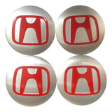 Emblema Adesivo Modelo Honda Vermelho Roda