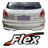 Emblema Adesivo Resinado Flex Peugeot 206