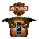 Emblema Adesivo Resinado Harley Davidson Motor