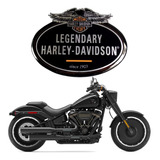 Emblema Adesivo Resinado Legendary Harley Davidson