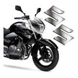 Emblema Adesivo Resinado Logo Tanque Suzuki