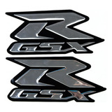 Emblema Adesivo Resinado Suzuki Gsxr Cromado