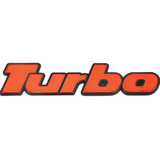 Emblema Adesivo Turbo Vermelho Tuning Vw Plástico