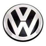 Emblema Adesivo Volkswagen Vw Calota Roda 65mm Prata 1 Pç