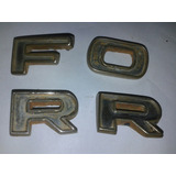 Emblema Antigo Ford Letras Frro Original Valor Unitário