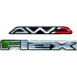 Emblema Awd Flex Resinado
