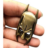 Emblema Batman Mascara 3d Bronze Adesivo