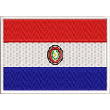 Emblema Bordado Bandeira Paraguai P