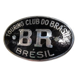 Emblema Br Touring Aluminio preto Fusca