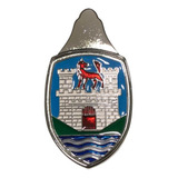 Emblema brasão Capô Fusca Alemão Raposa Fundo Azul